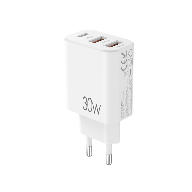 Adaptor GaN 30W  USB(A+A+C)  - NCC - imagine 4