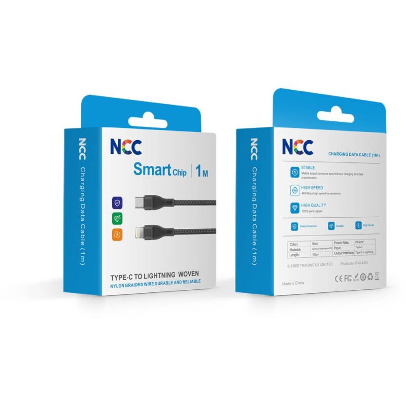 Cablu TypeC-Lightning  Tesatura Nylon - NCC - imagine 3