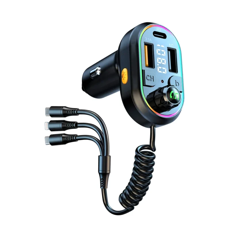 Incarcator Auto / Modulator FM 65W - NCC - imagine 4