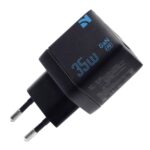 Adaptor GaN 35W USB-A + TypeC cu afisaj LED - NCC (CD-0402)