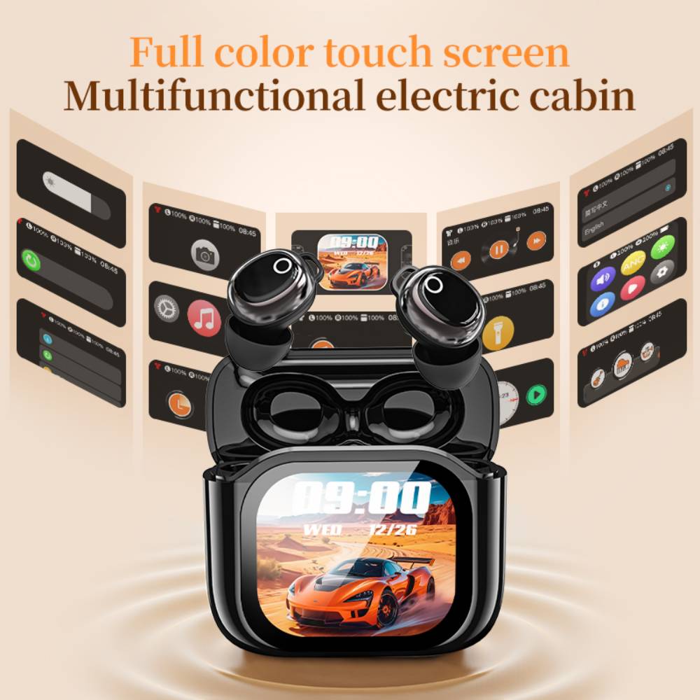 Casti Wireless cu Display Color - JM28