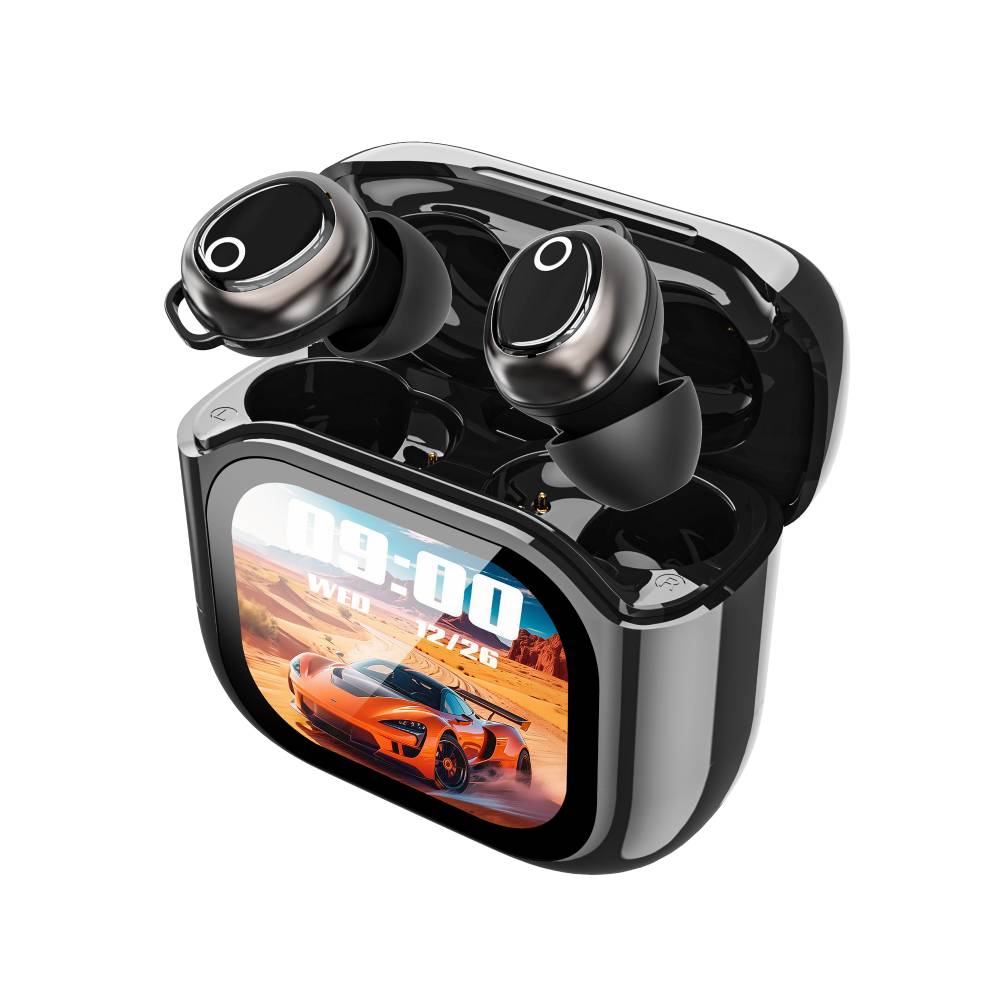 Casti Wireless cu Display Color - JM28 - imagine 6