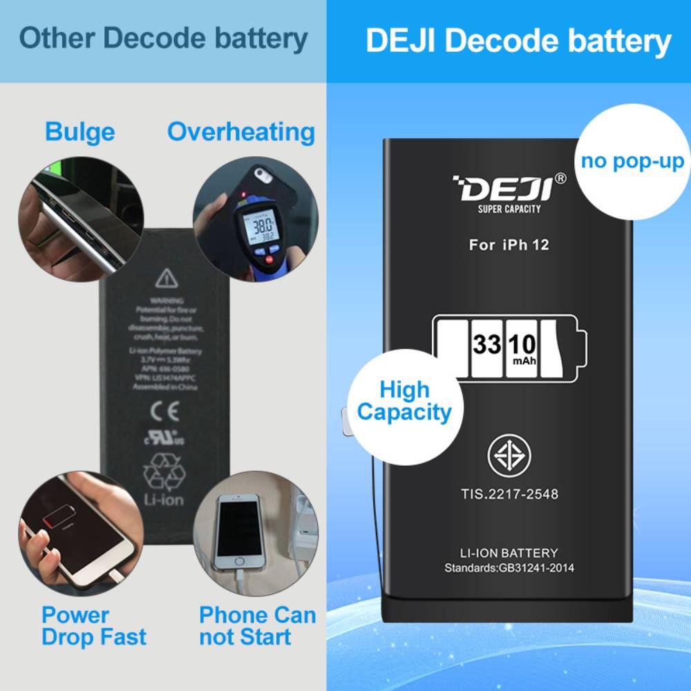 Baterie Compatibila iPhone 12 / 12 Pro- High Capacity - Suporta Diagnoza - imagine 2