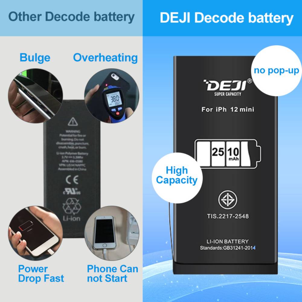 Baterie Compatibila iPhone 12 Mini - High Capacity - Suporta Diagnoza - imagine 5
