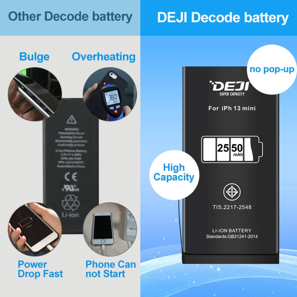 Baterie Compatibila iPhone 13 Mini - High Capacity - Suporta Diagnoza - imagine 5