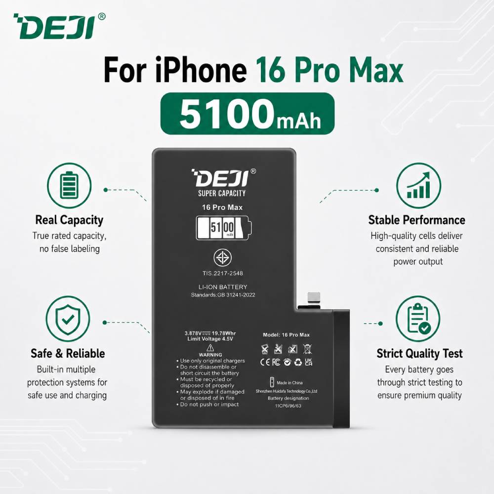 Baterie Compatibila iPhone 16 Pro Max - High Capacity - imagine 4